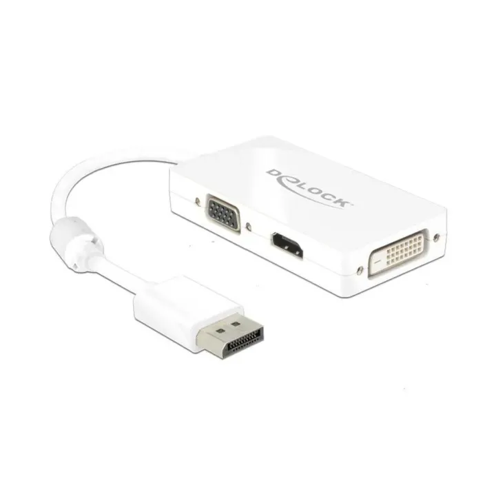 Delock Adaptateur DisplayPort - HDMI-VGA-DVI-D