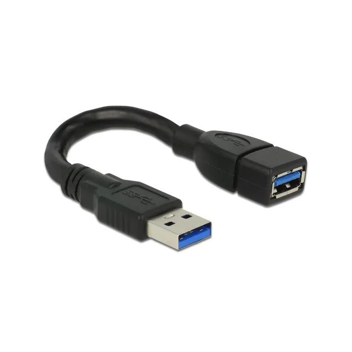 Delock Câble USB 3.0 ShapeCable USB A - USB A 0.15 m