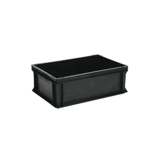 Utz Boîte empilable RAKO ESD 600 x 400 x 220 Noir