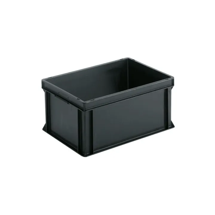 Utz Boîte empilable RAKO ESD 600 x 400 x 323 Noir