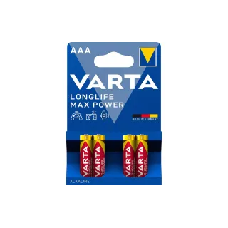 Varta Pile Longlife Max Power AAA 4 Pièce-s