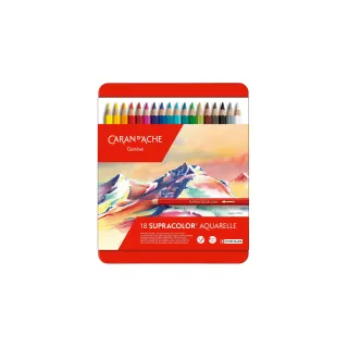 Caran dAche Crayons de couleur Supracolor 18 pièces