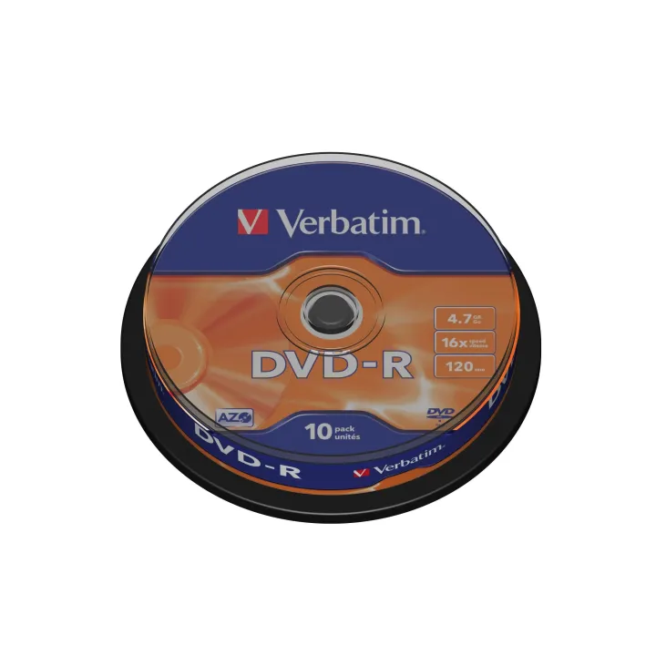 Verbatim DVD-R 4.7 GB, tour (10 Pièce-s)