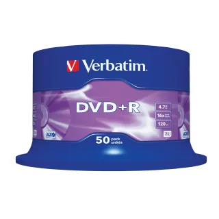 Verbatim DVD+R 4.7 GB, tour (50 Pièce-s)