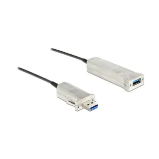 Delock Câble de prolongation USB 3.0 5 Gbps, USB A - USB A 20 m