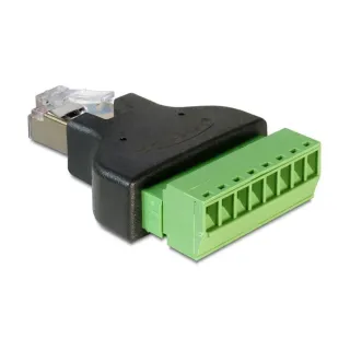 Delock Bloc de terminaison RJ45 m 8 Pins 1 Pièce-s