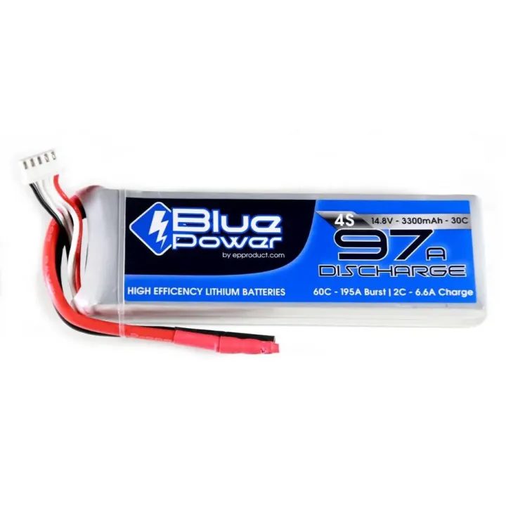 EP Batterie RC LiPo 3300 mAh 14,8 V 30C BluePower