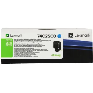 Lexmark Toner 74C2SC0 Cyan