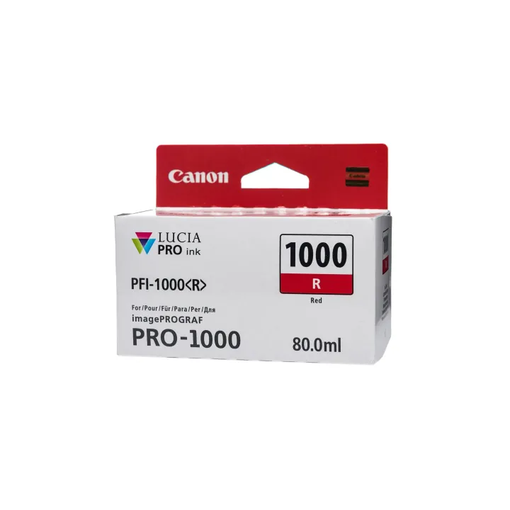 Canon Encre PFI-1000R - 0554C001 Rouge