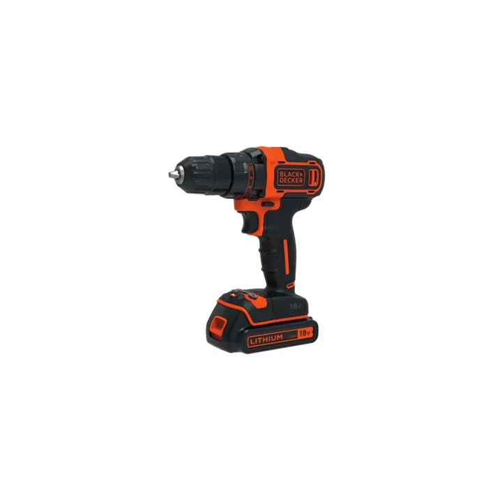 BLACK+DECKER Perceuse-visseuse sans fil BDCDD186K Kit