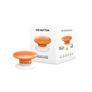 Fibaro Commande murale radio Z-Wave Button Orange