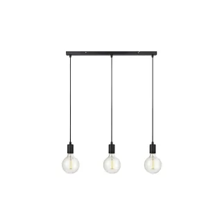 Markslöjd Lampe suspendue SKY 3L noir linéaire