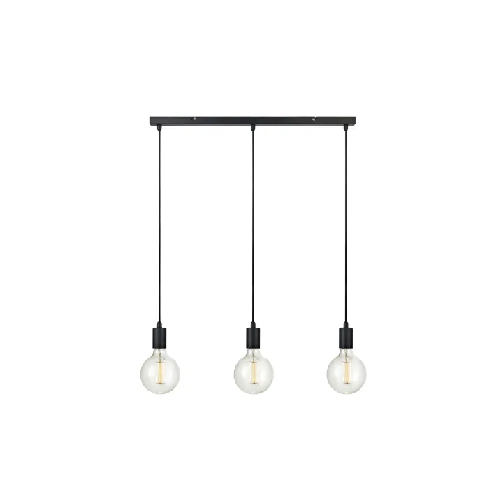 Markslöjd Lampe suspendue SKY 3L noir linéaire