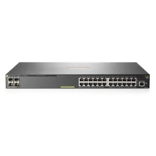 HPE Aruba Networking PoE+ Switch 2930F-24G-POE+-4SFP+ 28 Port