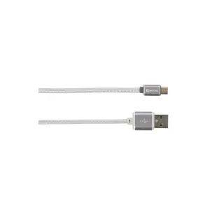 SKROSS Câble métallique USB 2.0 USB A - Micro-USB B 1 m