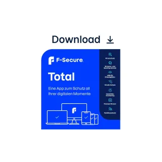 F-Secure Total Security Version complète, 3 appareils, 1 an