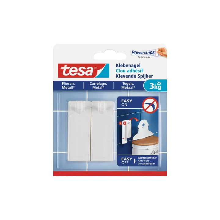 tesa Clou adhésif 3 kg pour carrelage + métal