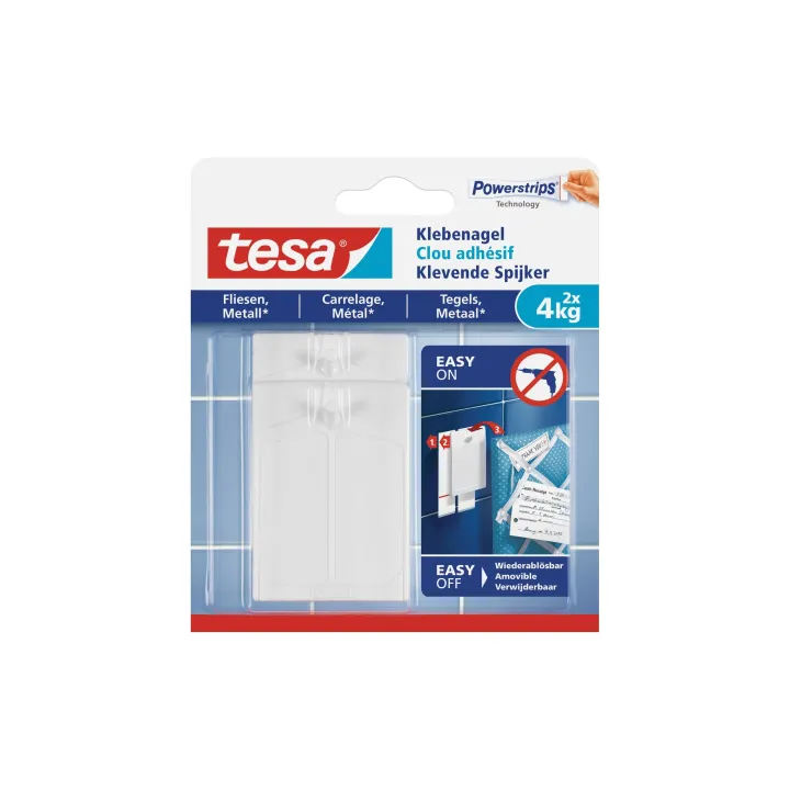 tesa Clou adhésif 4 kg pour carrelage + métal