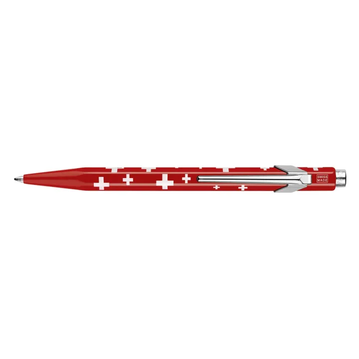 Caran dAche Stylo bille 849 Suisse, moyen (M), Croix suisse