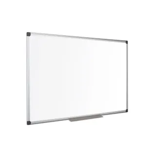 Bi-Office Tableau blanc magnétique 120 cm x 180 cm, Blanc