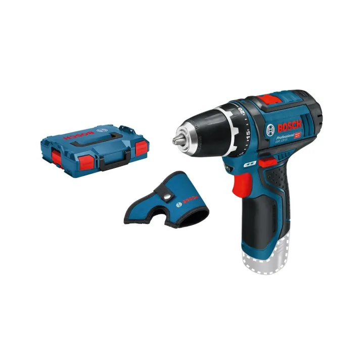 Bosch Professional Perceuse-visseuse sans fil GSR 12 V-15 + L-Boxx Clic&go Solo