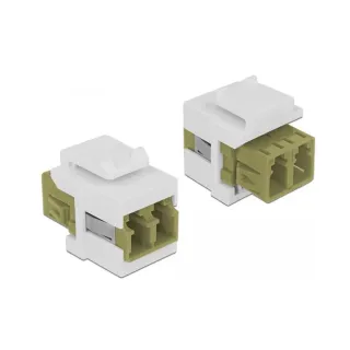 Delock Module Keystone LWL Multimode Duplex LC-LC, OM2