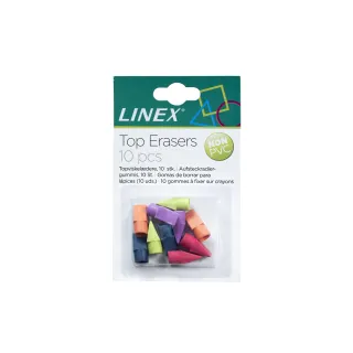 Linex Gomme de rechange 10 pièces | Multicolore