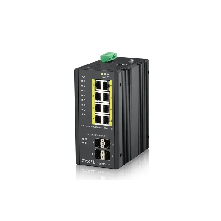 Zyxel PoE+ Switch RGS200-12P 12 Port