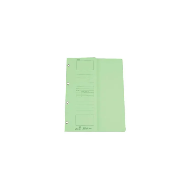 Simplex Chemises à clip Filex Suspension livret vert