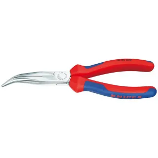 Knipex Pince à becs demi-ronds avec tranchant chromé 40°.