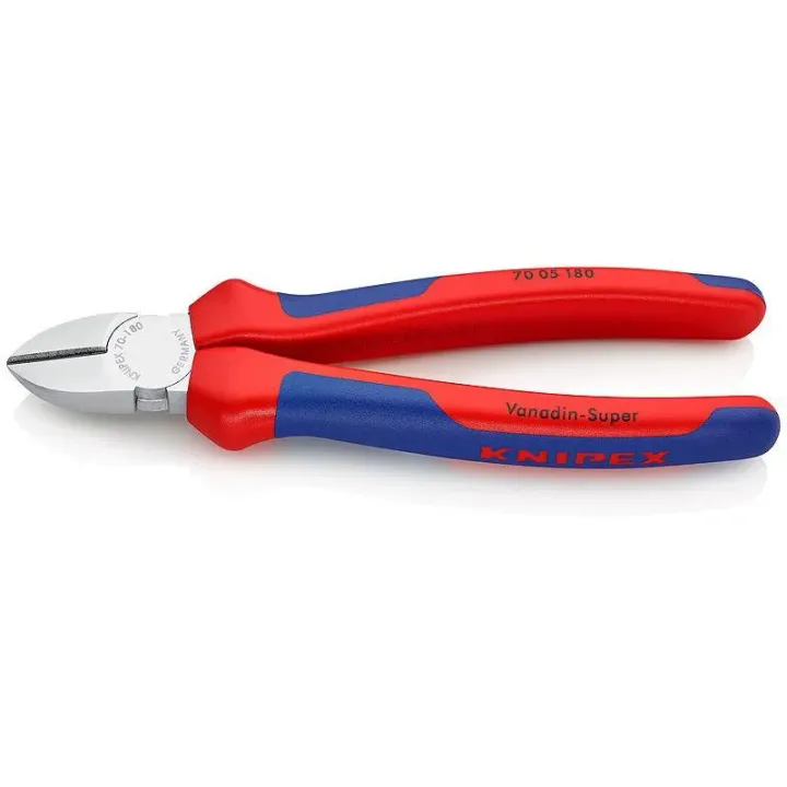 Knipex Pince coupante diagonale 180 mm chromé