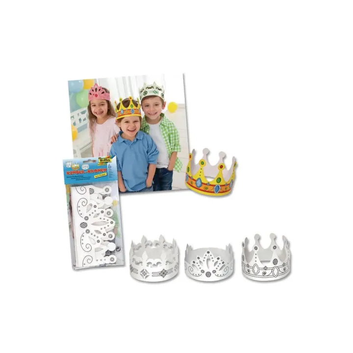 Folia Kits de bricolage Set de couronnes pour enfants