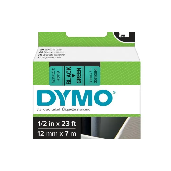 DYMO Ruban d’étiquettes D1 Noir auf Vert