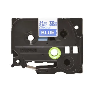 Brother Ruban d’étiquettes TZe-555 Blanc auf Bleu
