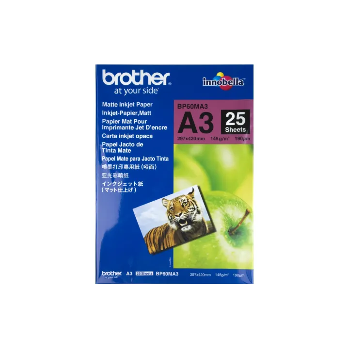 Brother Papier photo A3 145 g-m² 25 Pièce-s