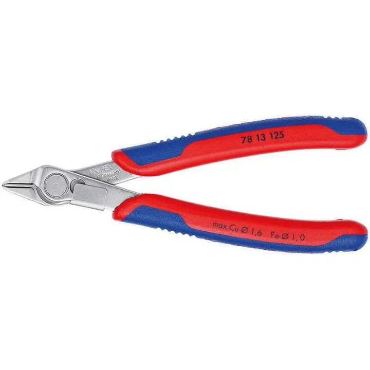 Knipex Pinces coupantes de côté pour l’électronique Super Knips 125 mm