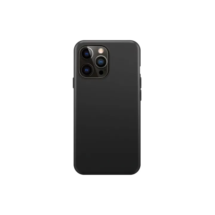 Xqisit Coque arrière Silicone Case AB  iPhone 14 Pro Max Noir