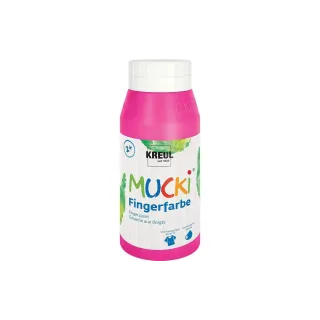 Kreul Peinture aux doigts Kreul Mucki 750 ml, rose