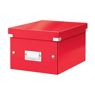 Leitz Boîte d’archivage WOW A5, rouge métallique