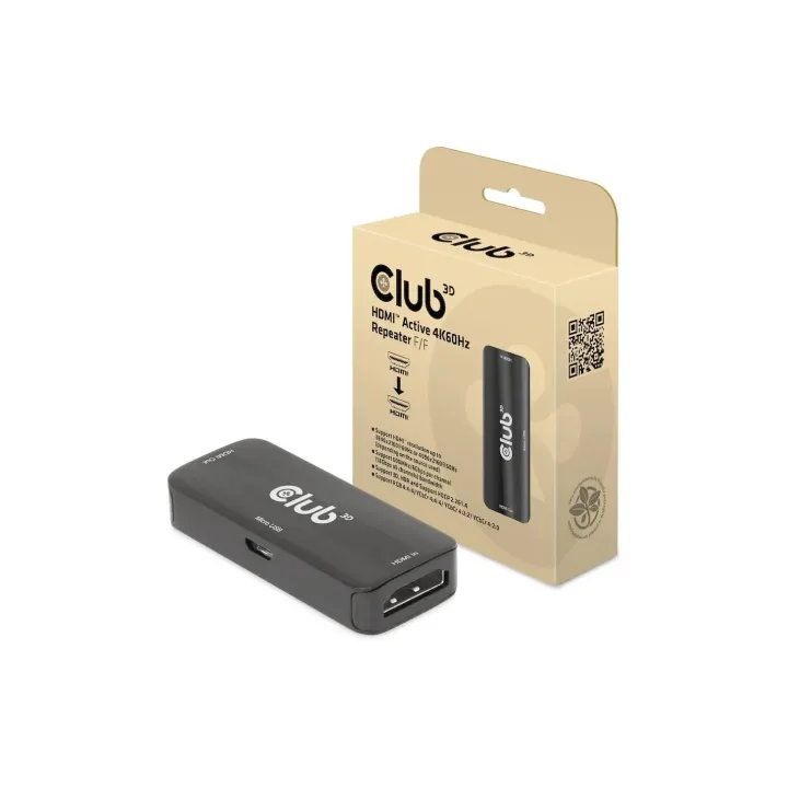 Club 3D Active HDMI 4K60Hz Repeater B-B CAC-1307  -