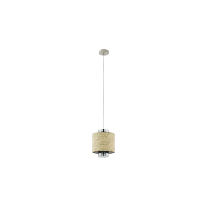 EGLO Leuchten Lampe suspendue MEDIOUNA 1x E27, Beige-Or