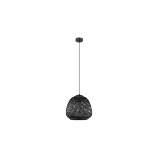 EGLO Leuchten Lampe suspendue DEMBLEBY 1 1x E27, Noir