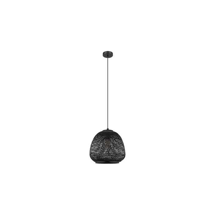 EGLO Leuchten Lampe suspendue DEMBLEBY 1 1x E27, Noir