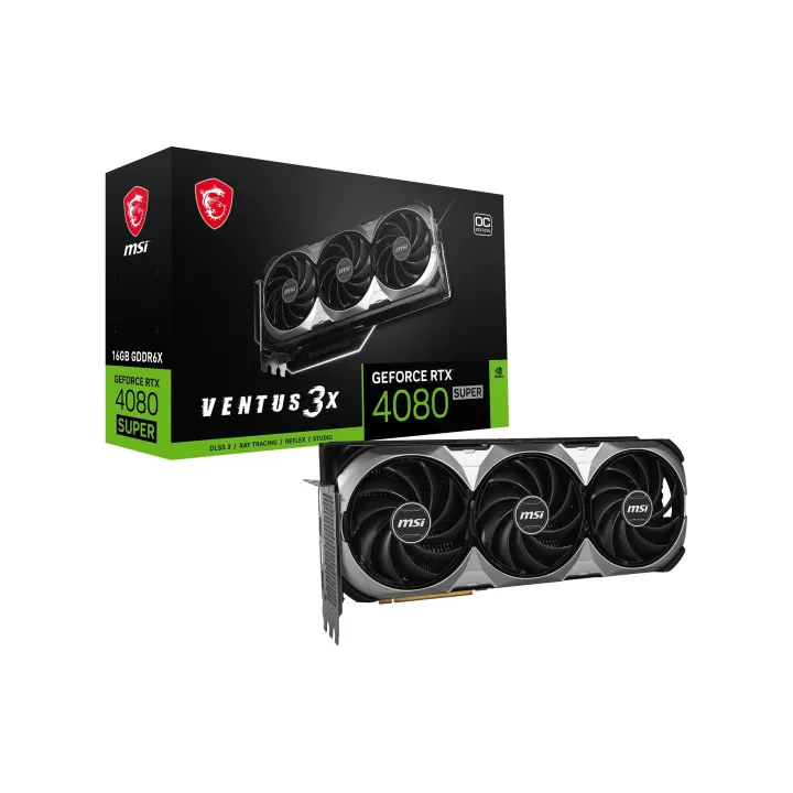 MSI Carte graphique GeForce RTX 4080 Super Ventus 3X OC 16 GB