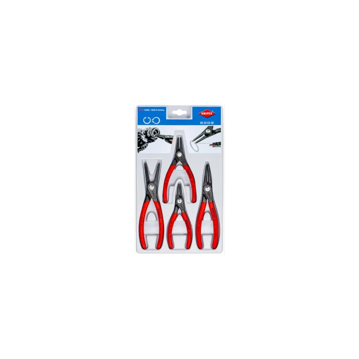 Knipex Jeux de pinces à circlips de précision 4 pièces