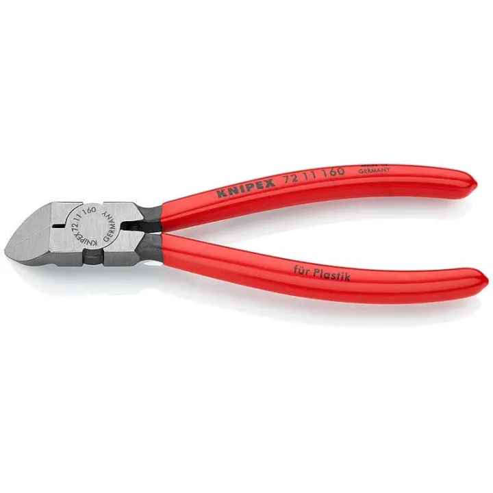 Knipex Pince coupante diagonale 160 mm coudé pour plastique