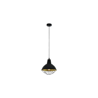 EGLO Leuchten Lampe suspendue CANNINGTON 1x E27 Noir