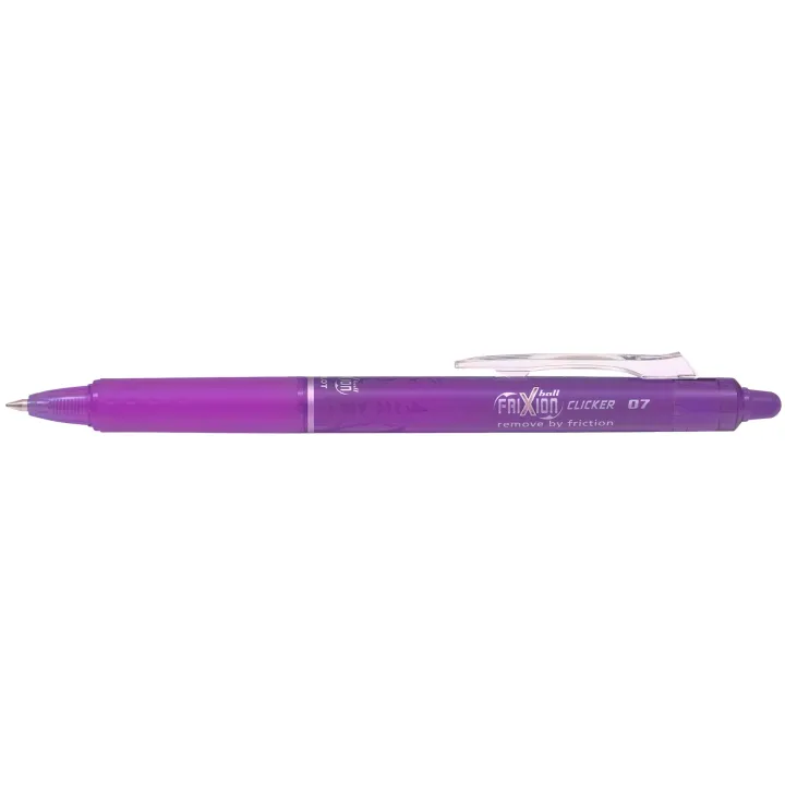 Pilot Stylo à bille roulante FriXion Clicker 0.35 mm, Lila