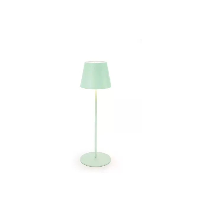 STT Lampe de table Motion USB Luna, 23 LEDs, O 12 x 38 cm, bleu glacier