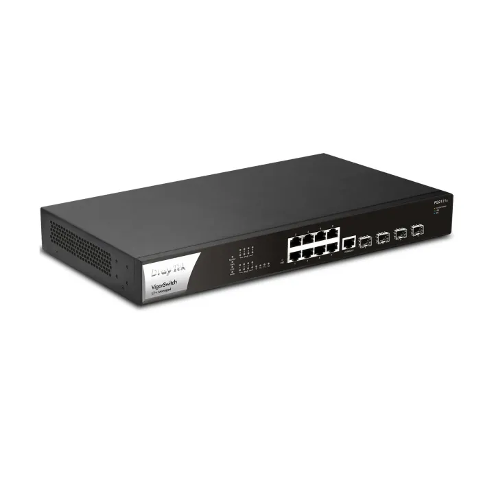 DrayTek PoE+ Switch VigorSwitch PQ2121x 12 ports